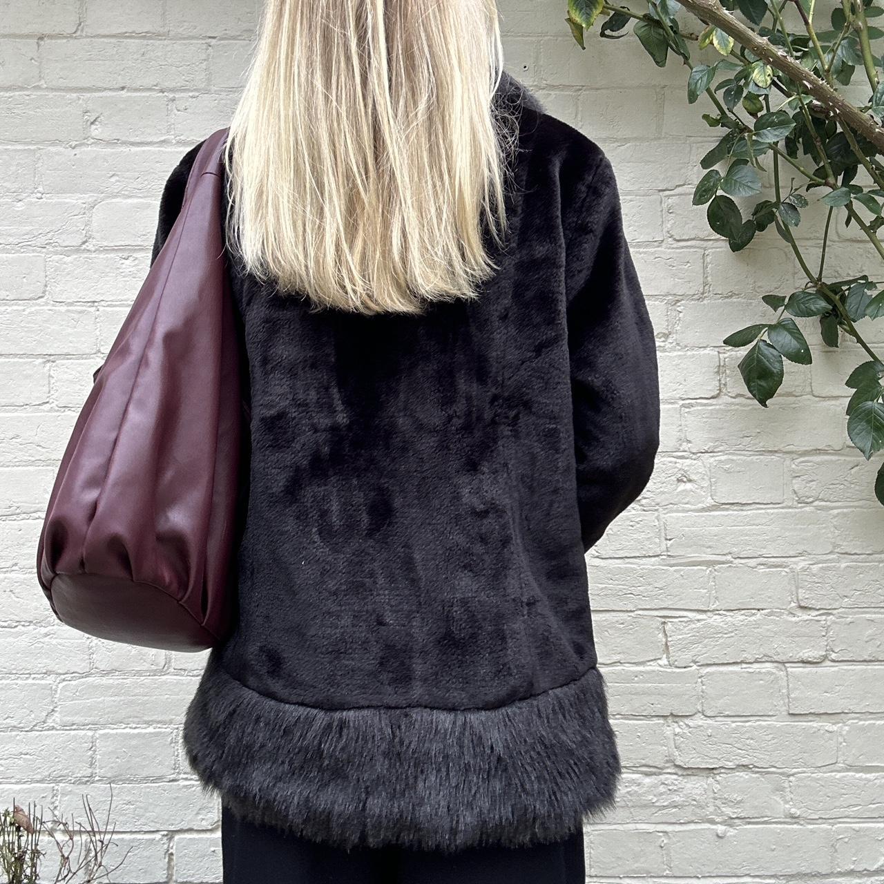 faux fur afghan coat