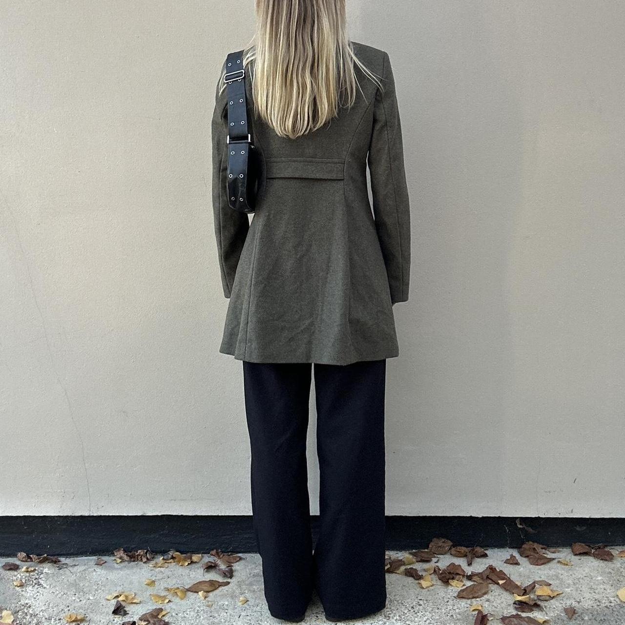 Vintage 00s olive wool coat