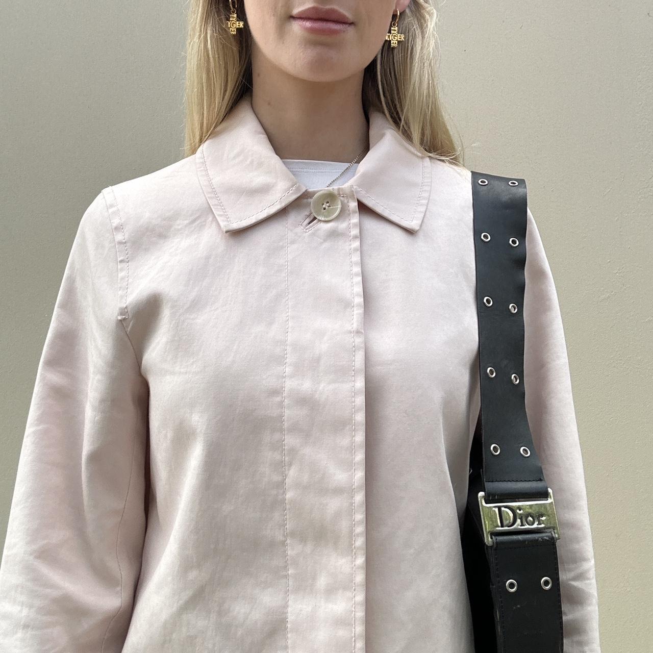 Vintage 00s pink trench coat