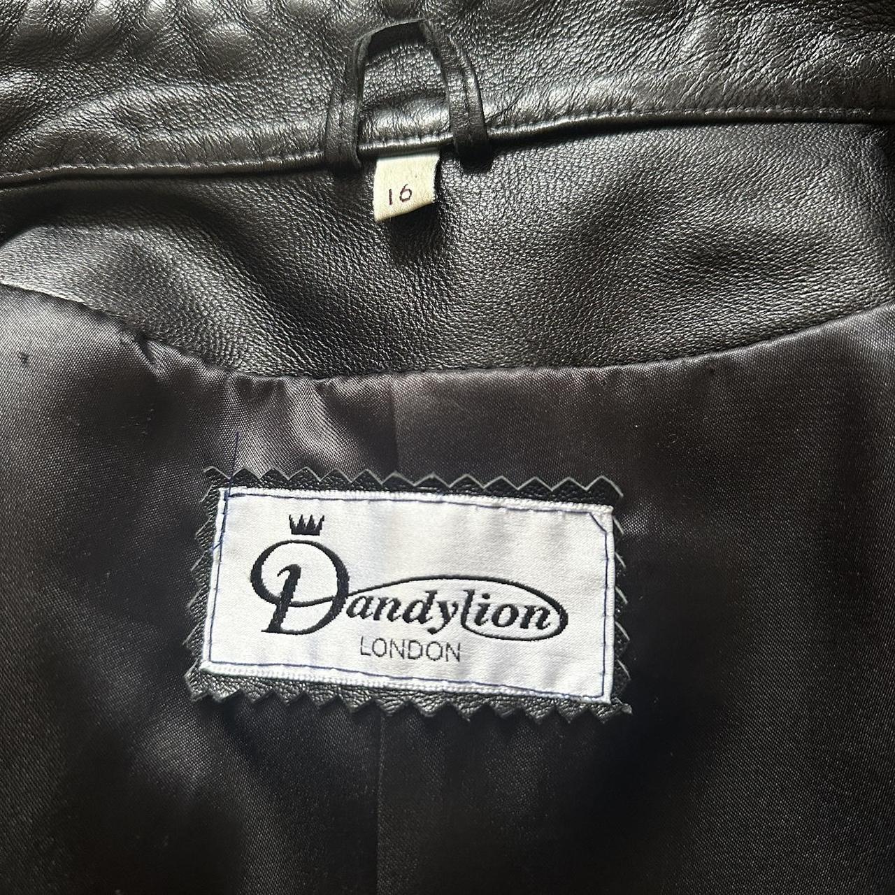 Vintage 00s black leather jacket