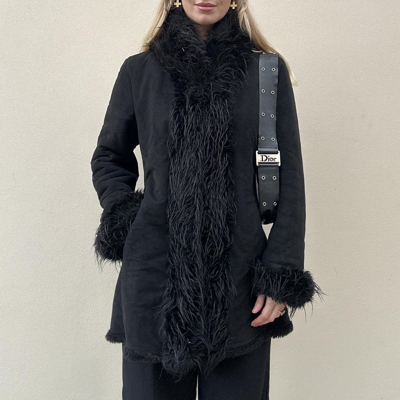 Vintage 00s afghan coat