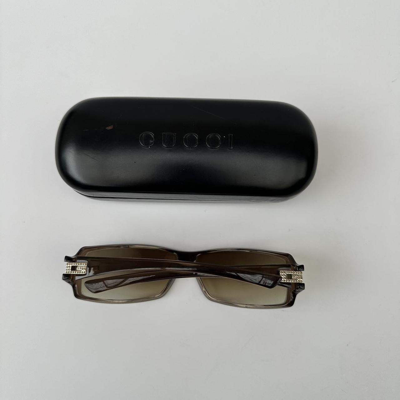 Vintage 00s olive gucci sunglasses