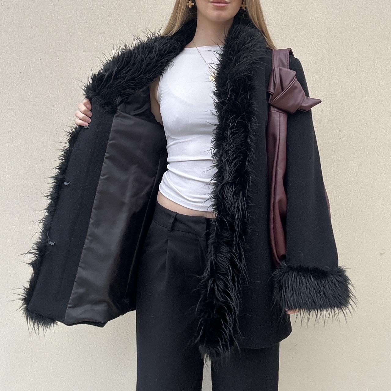 Vintage 00s afghan coat