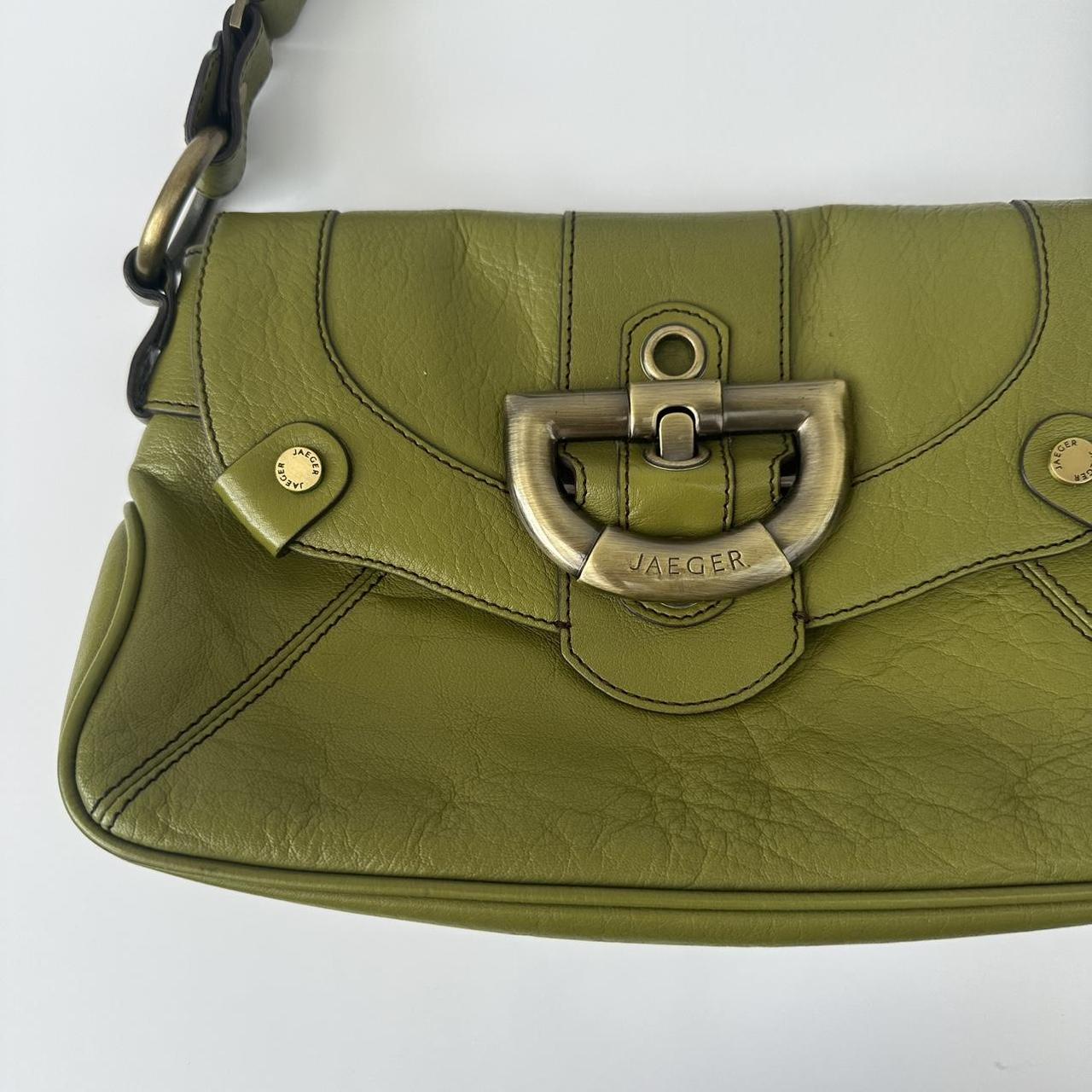 Vintage jaeger olive bag