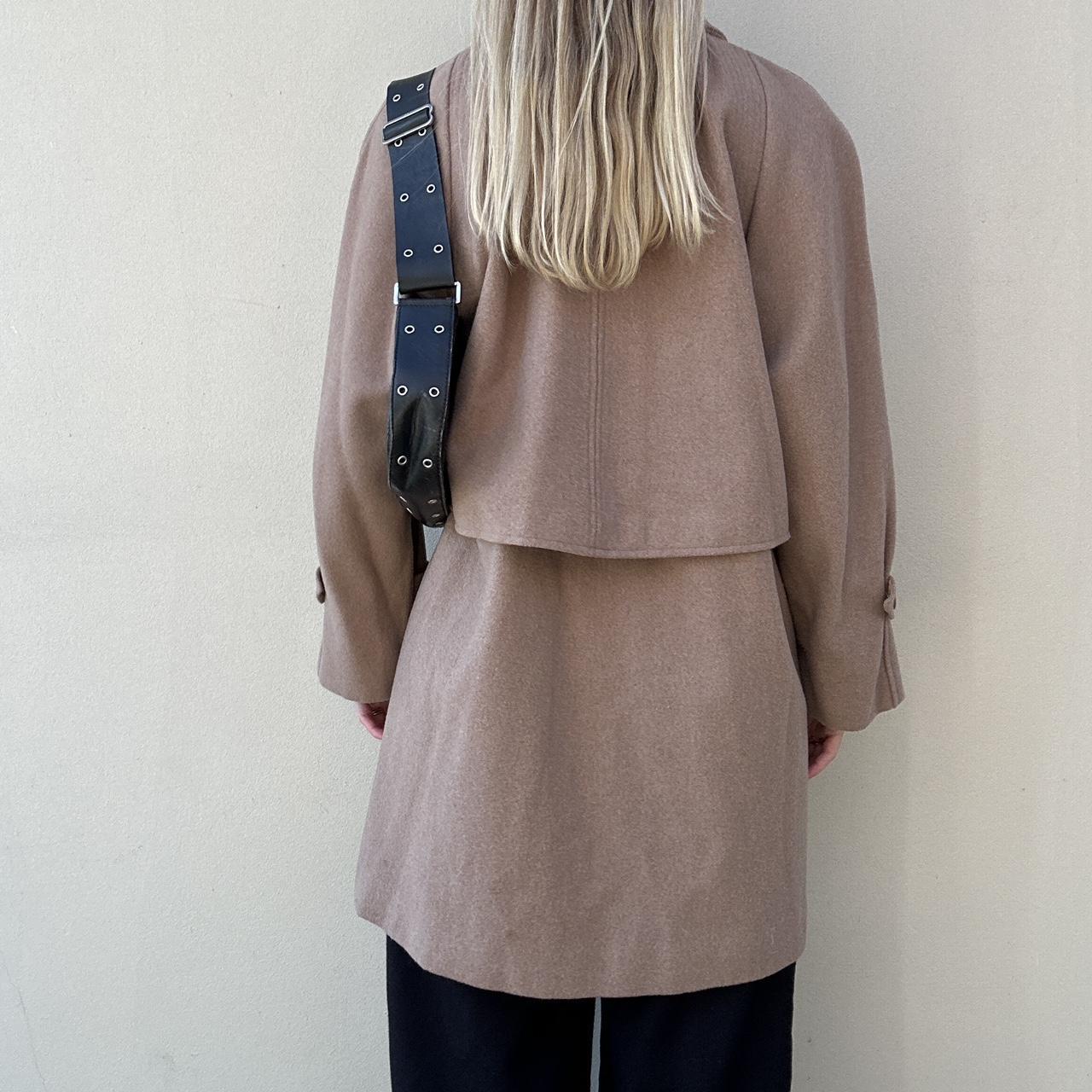 Vintage taupe wool coat