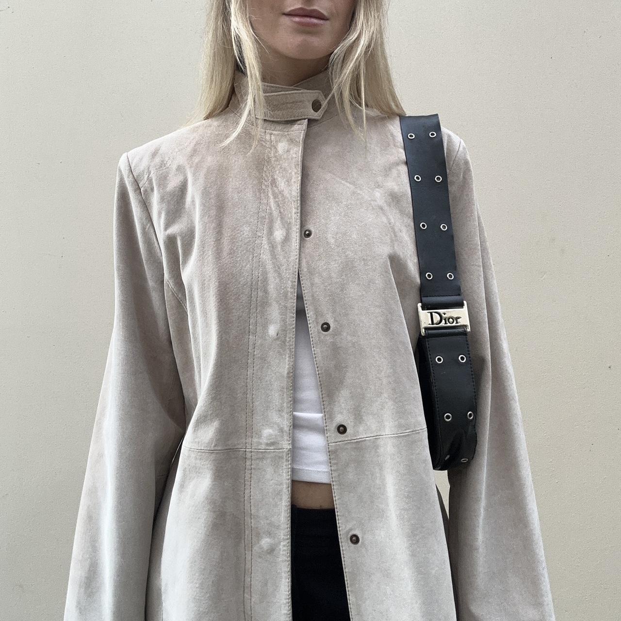 Vintage 00s suede coat