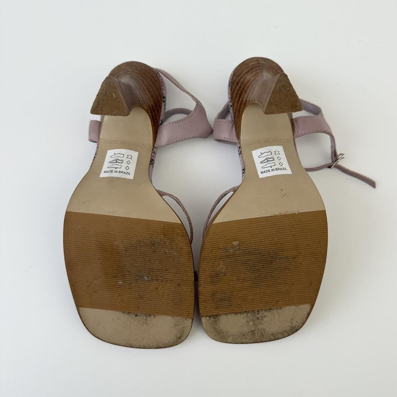 Vintage 00s purple flower heels