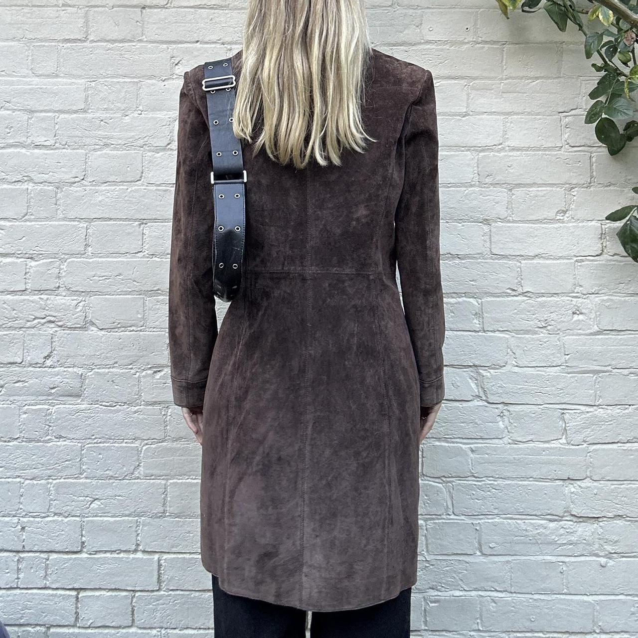 Vintage 90s suede brown jacket