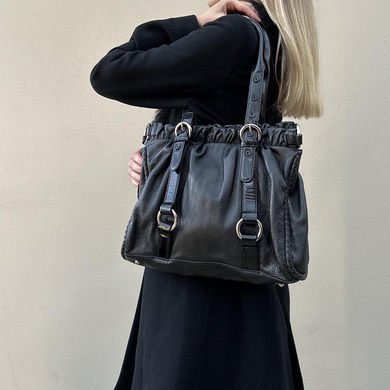 Vintage 90s leather handbag