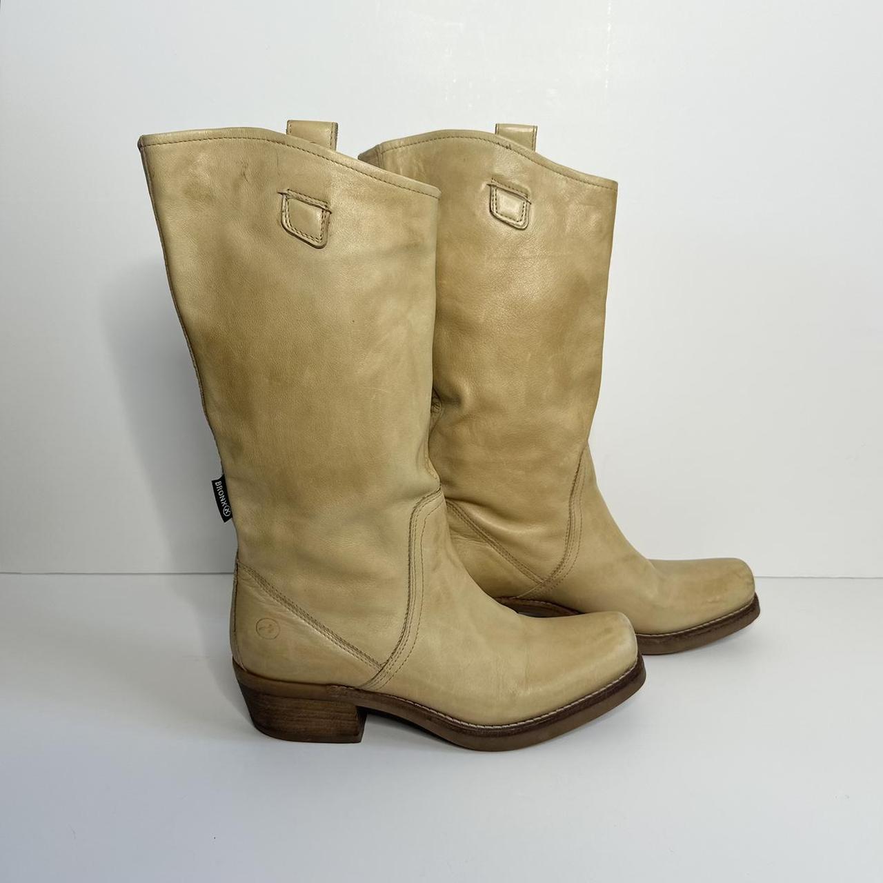 Vintage tan boots