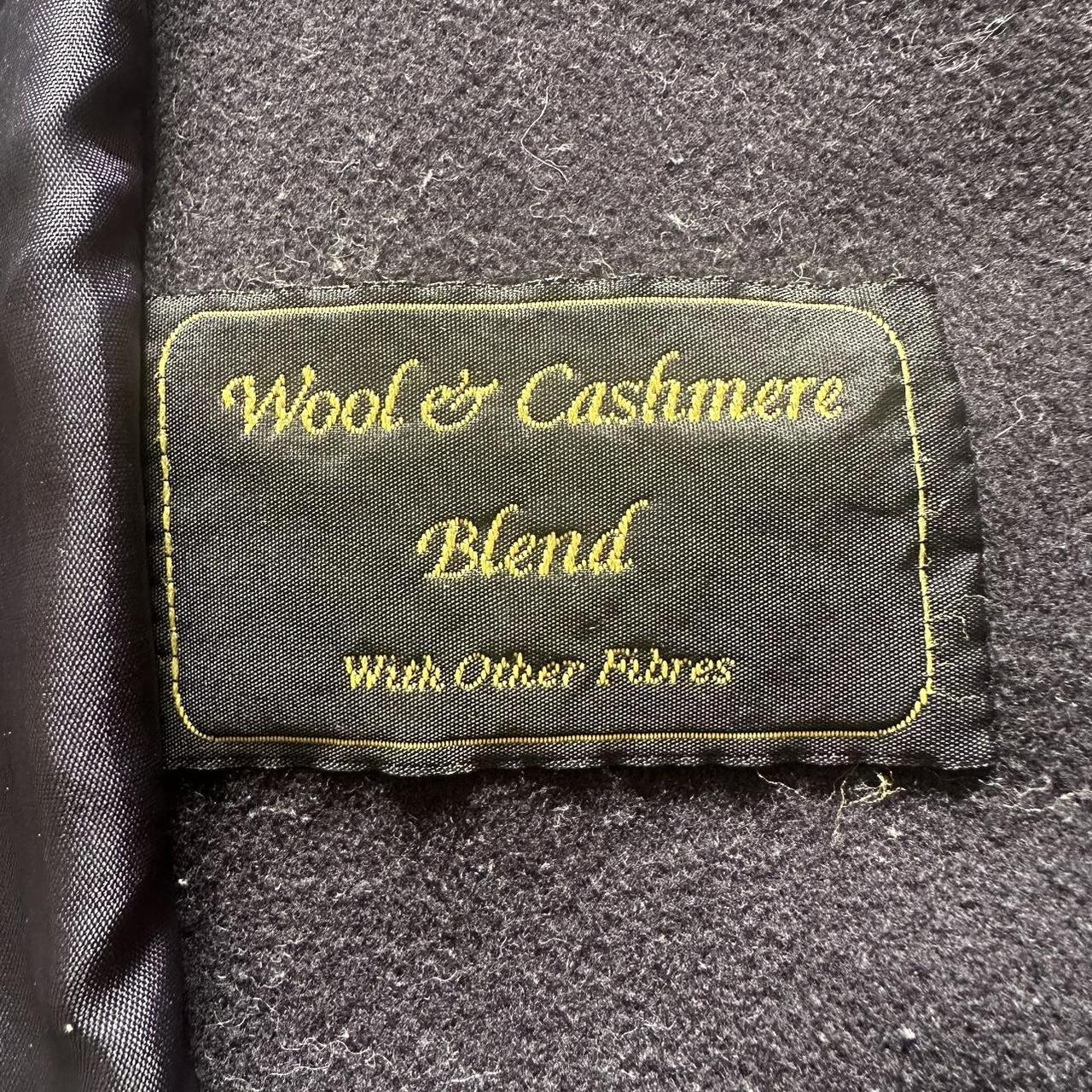 Vintage 00s wool & cashmere long coat