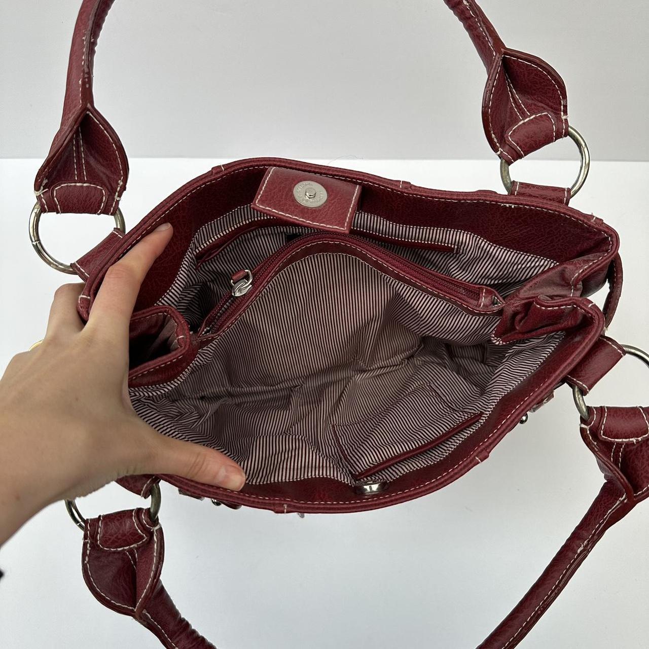 Vintage burgundy bag