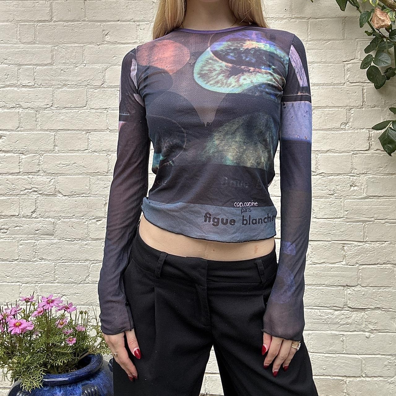 Vintage Cop Copine mesh top