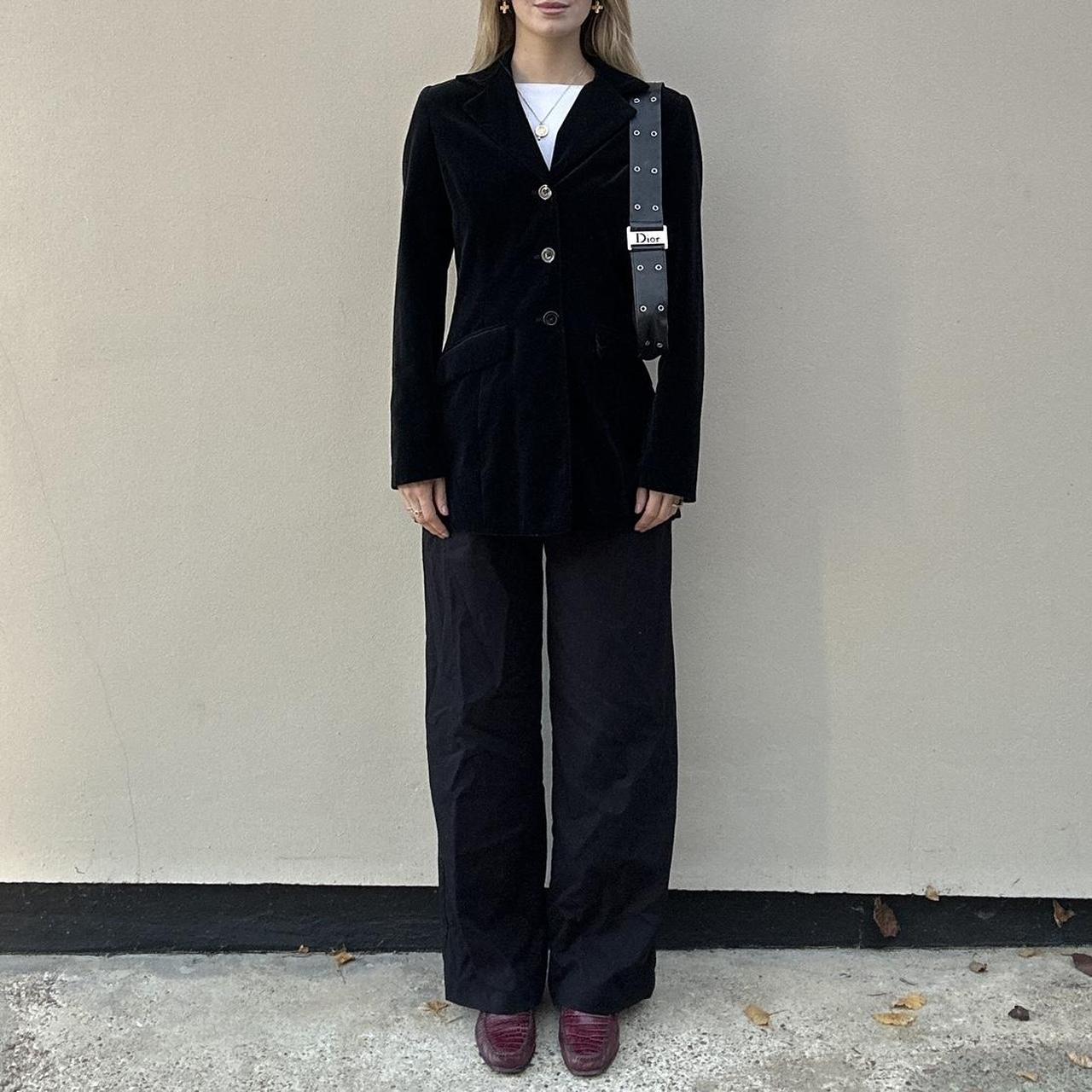 Vintage 00s velvet blazer