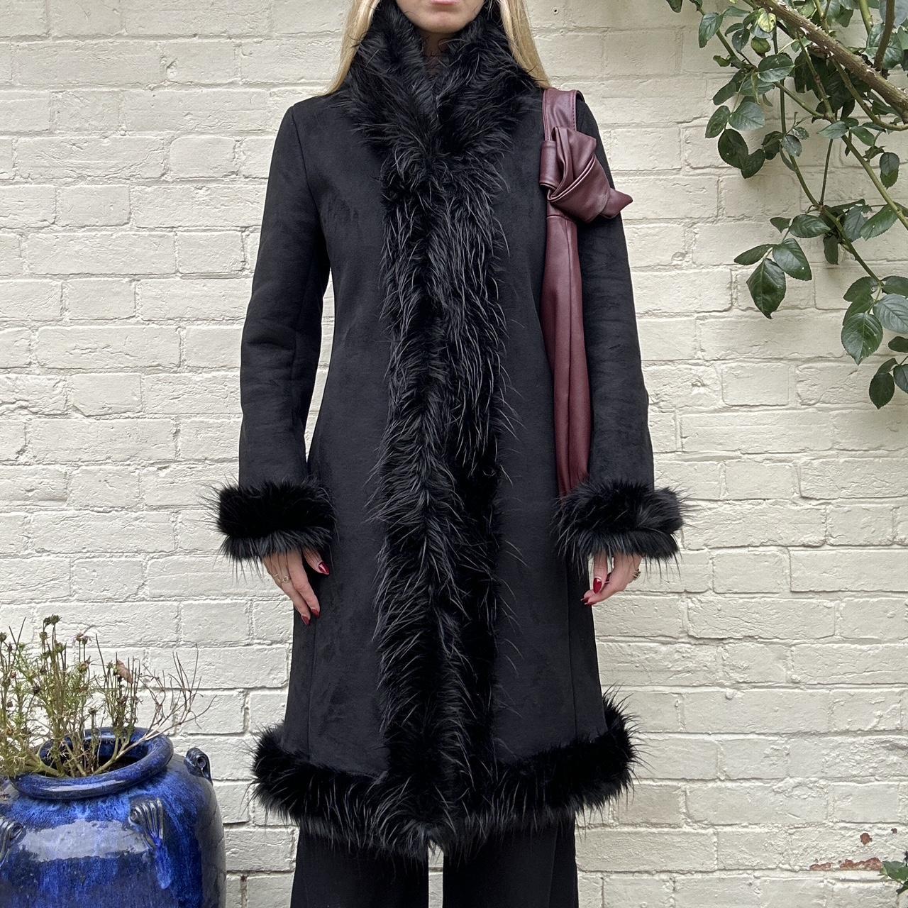 Vintage 00s afghan coat