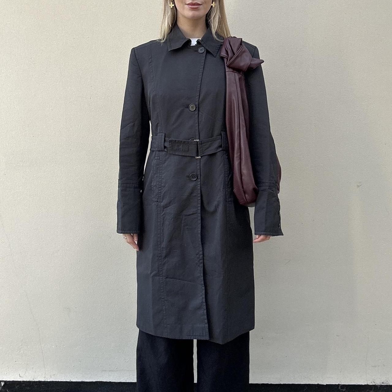Vintage black trench coat