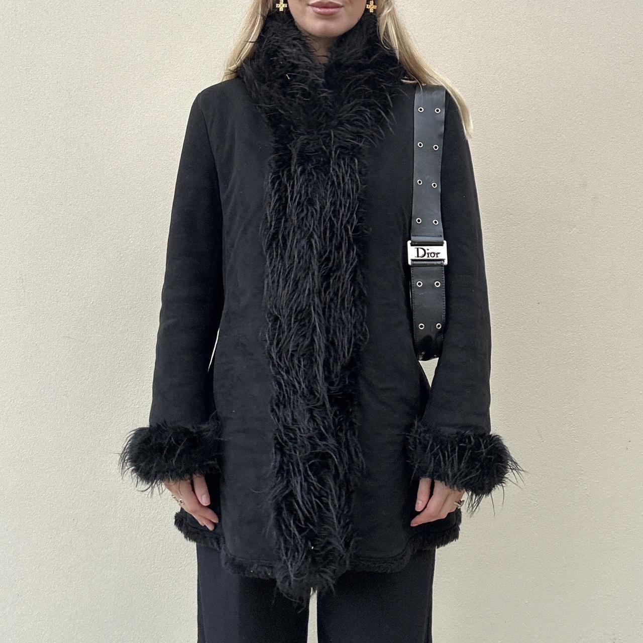 Vintage 00s afghan coat