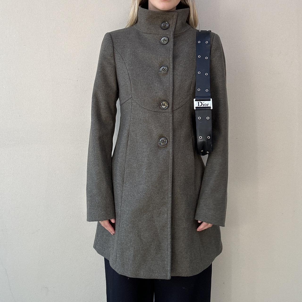 Vintage 00s olive wool coat