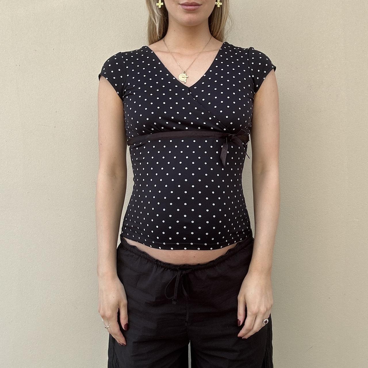 Vintage 00s polka dot top