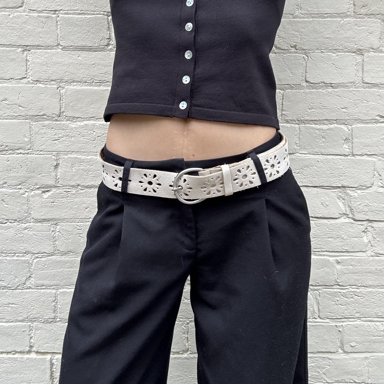 Vintage suede belt