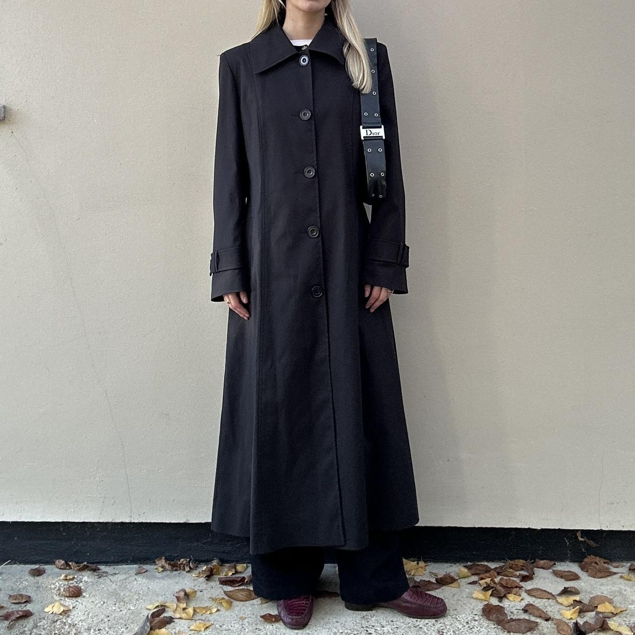 Vintage long black coat