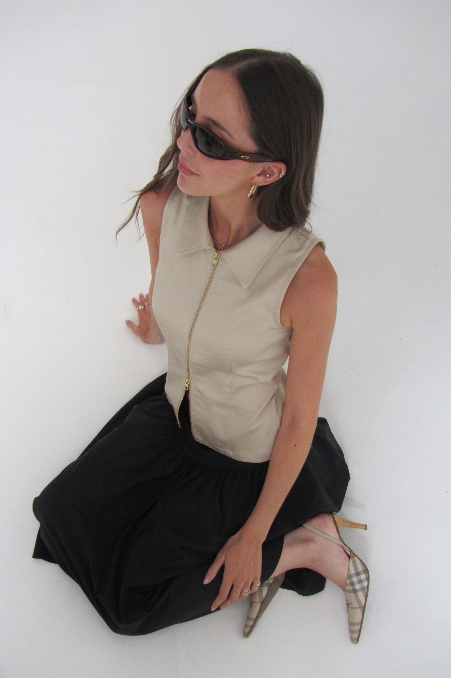 The Chloe Top in Buttermilk
