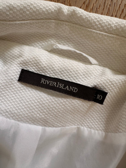 SALE vintage white pea coat