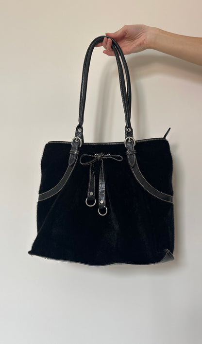 Vintage faux fur bag