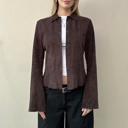 Vintage 00s suede shirt
