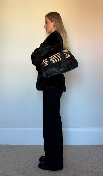 Vintage real fur jacket