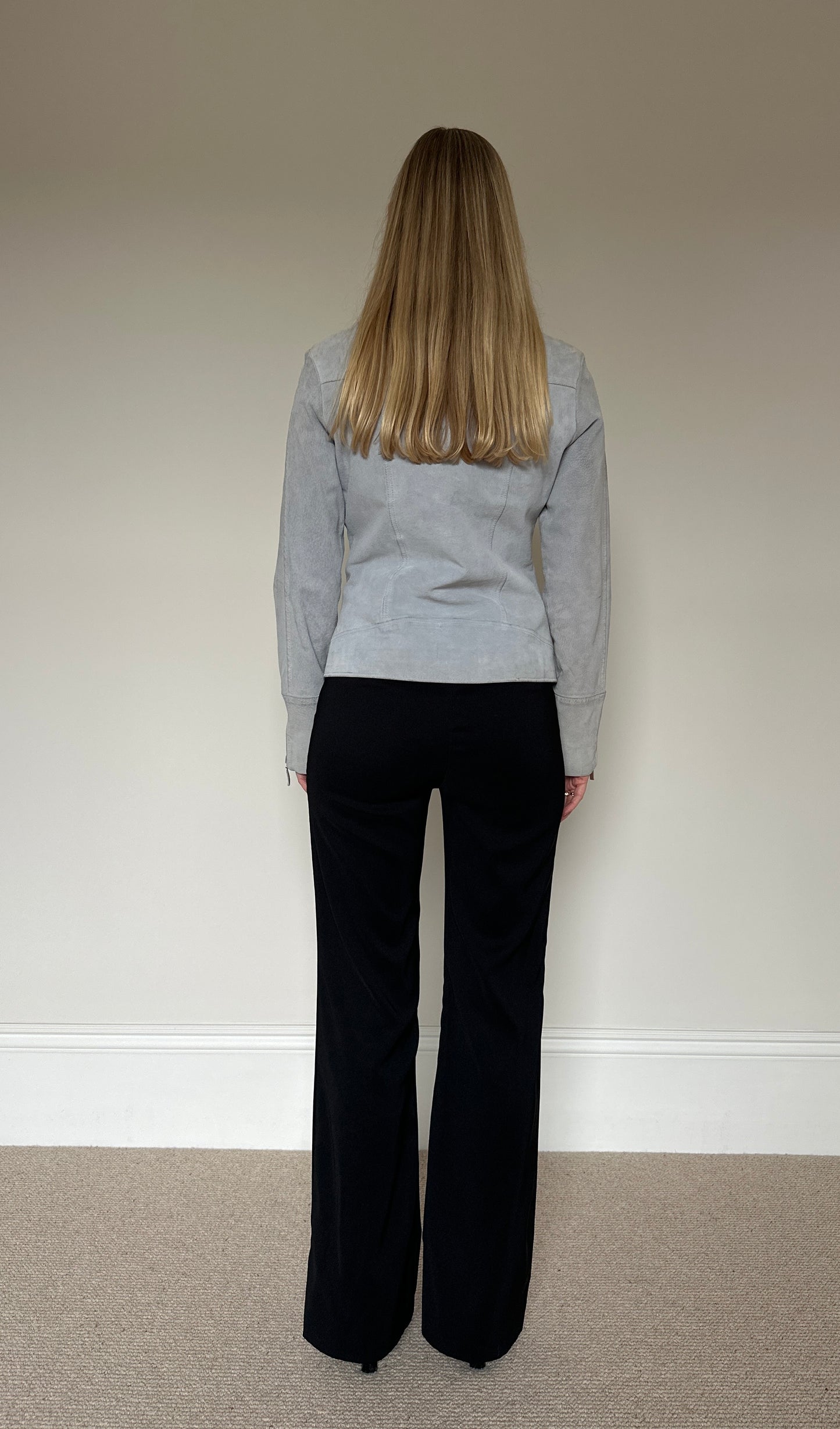 Vintage Blue Suede Jacket