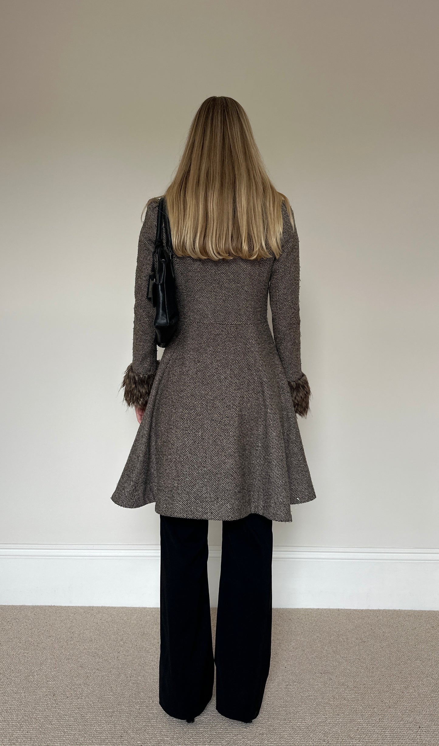 Vintage Tweed Afghan Jacket