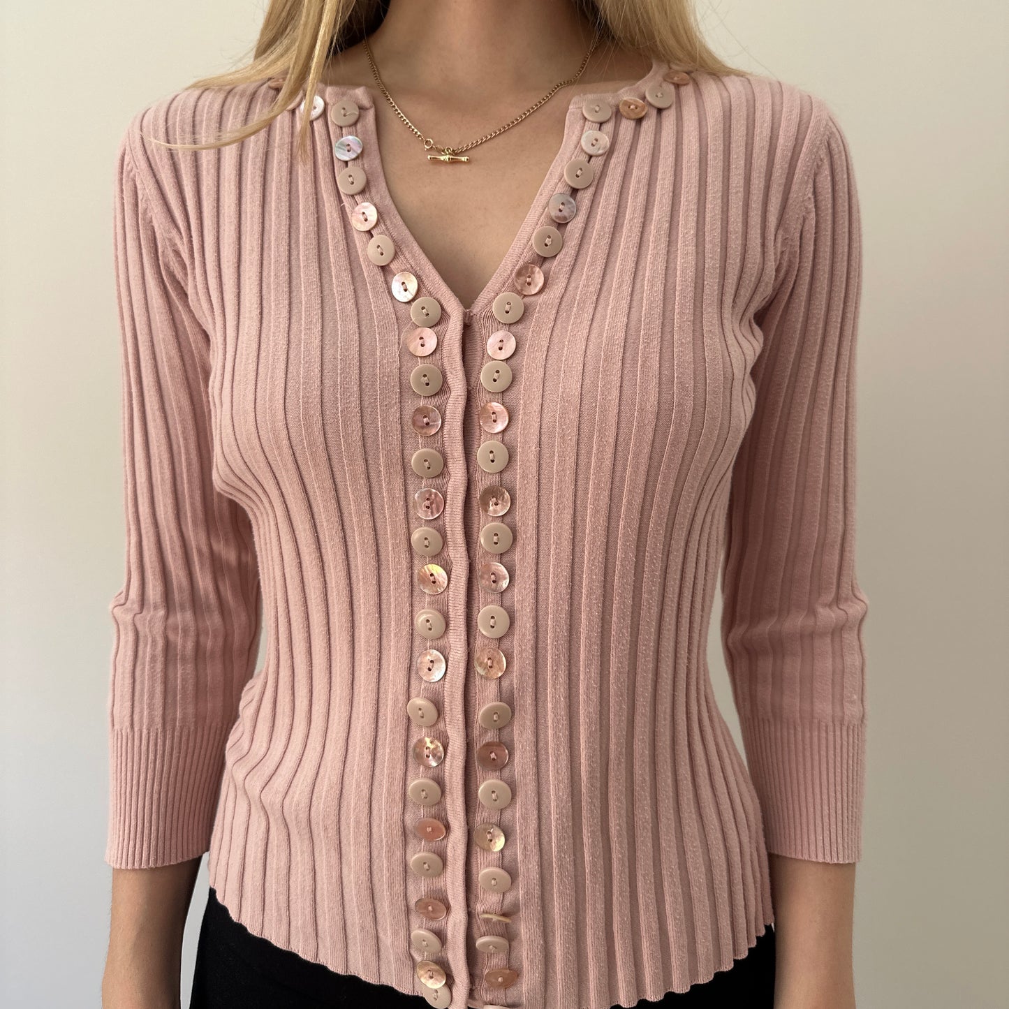 Vintage mother of pearl cardigan