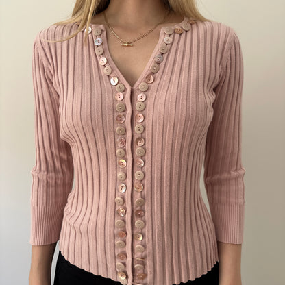 Vintage mother of pearl cardigan