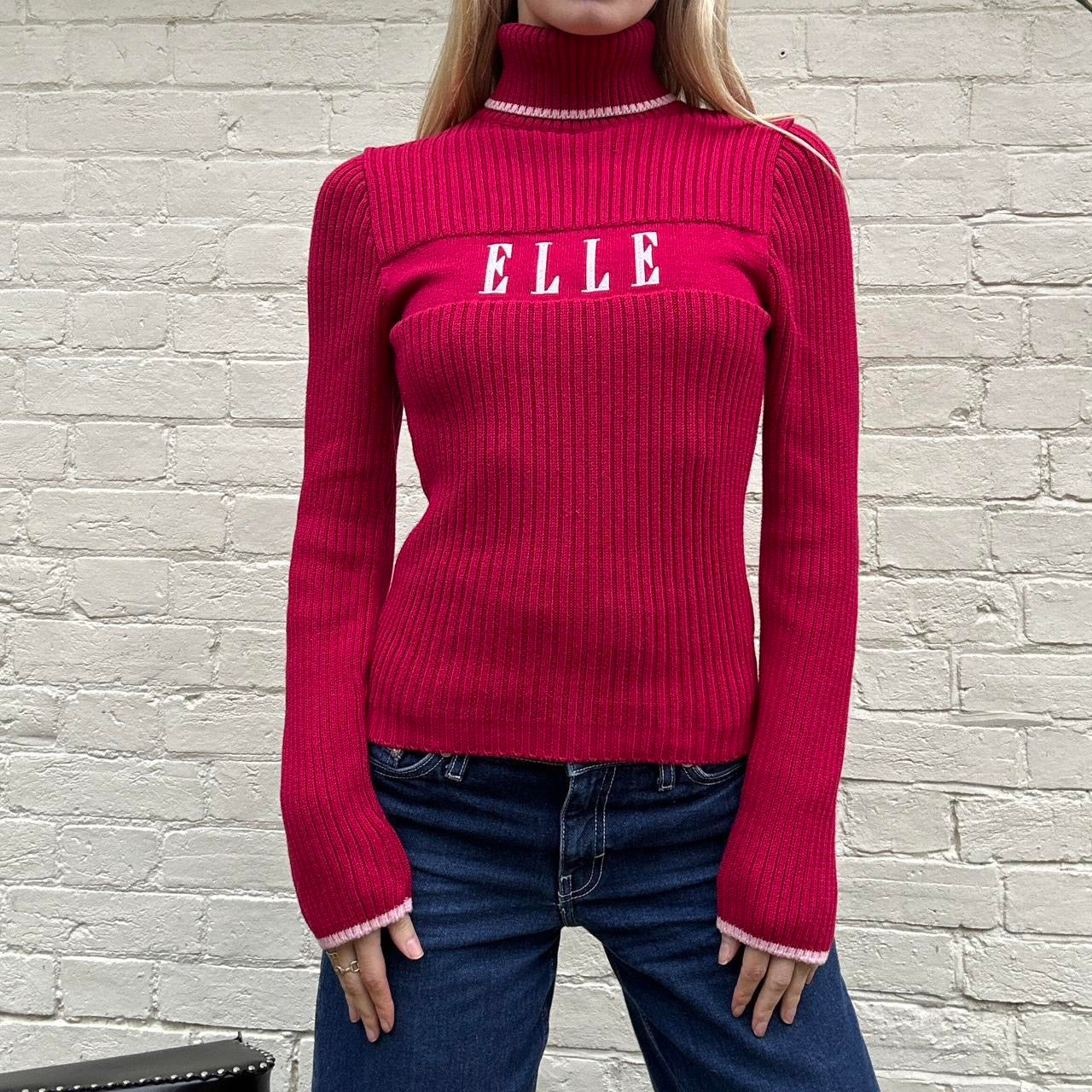 Vintage ELLE roll neck jumper