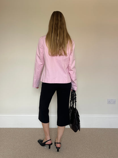 Vintage pink double breasted jacket