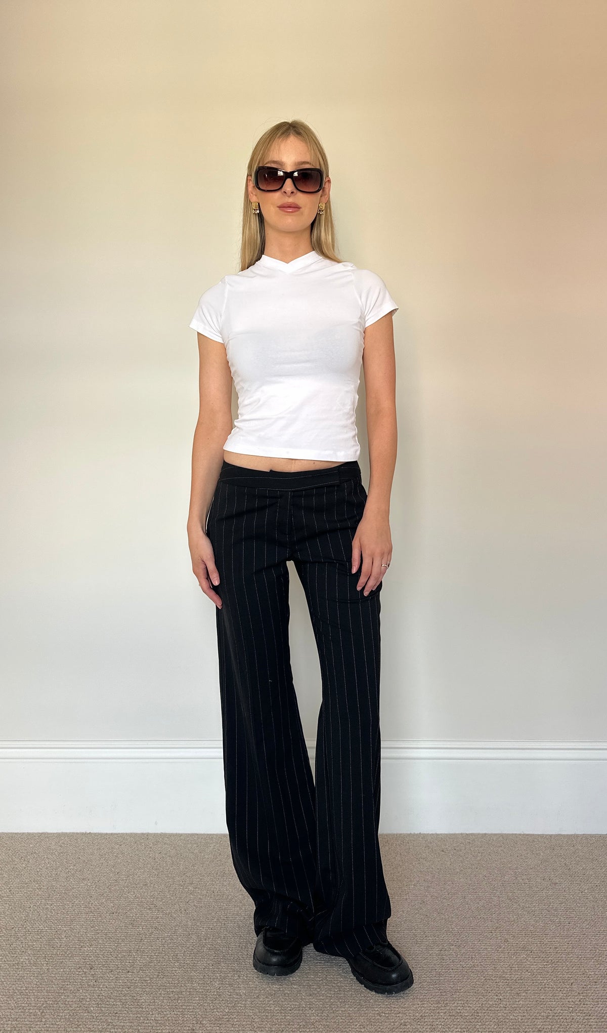 Vintage Pinstripe Trousers