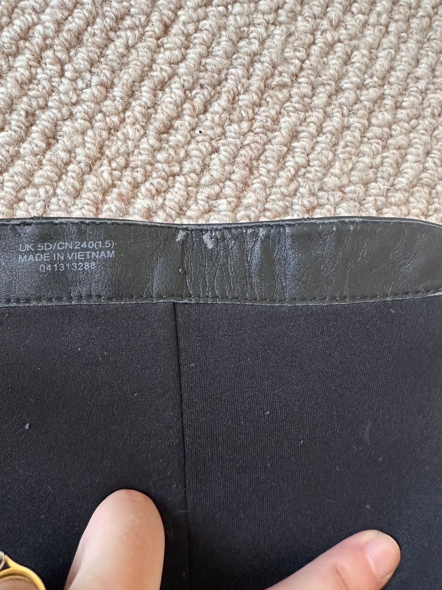 Vintage buckle leather boots