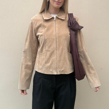 Vintage Tan suede jacket