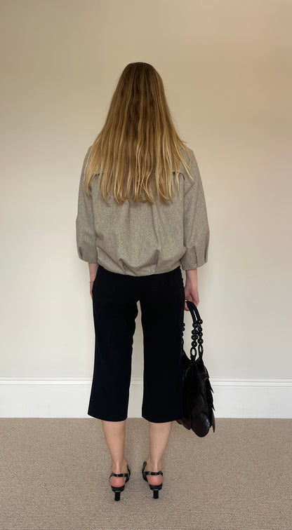 Vintage grey pea coat