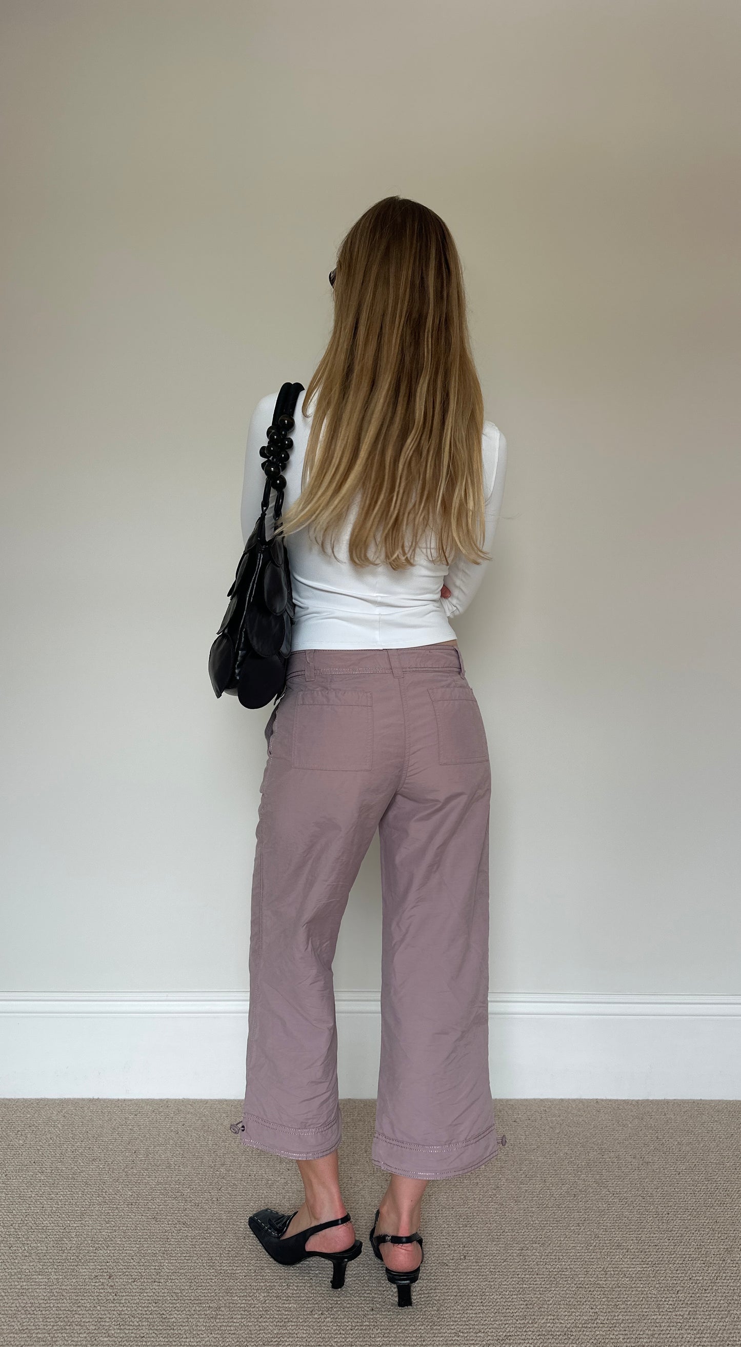 Vintage toggle capri trousers