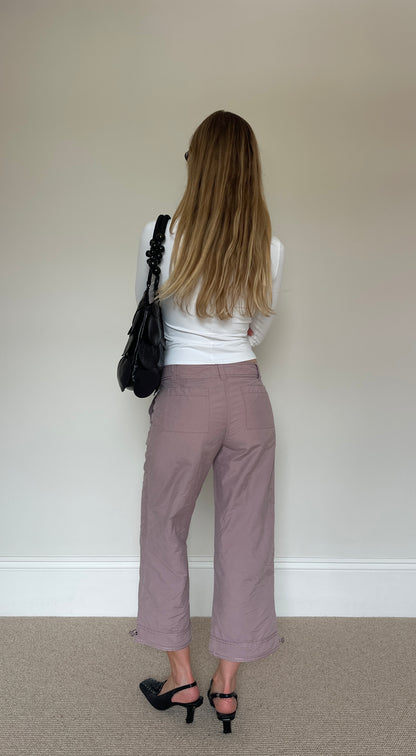 Vintage toggle capri trousers