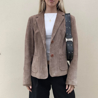 Vintage suede blazer