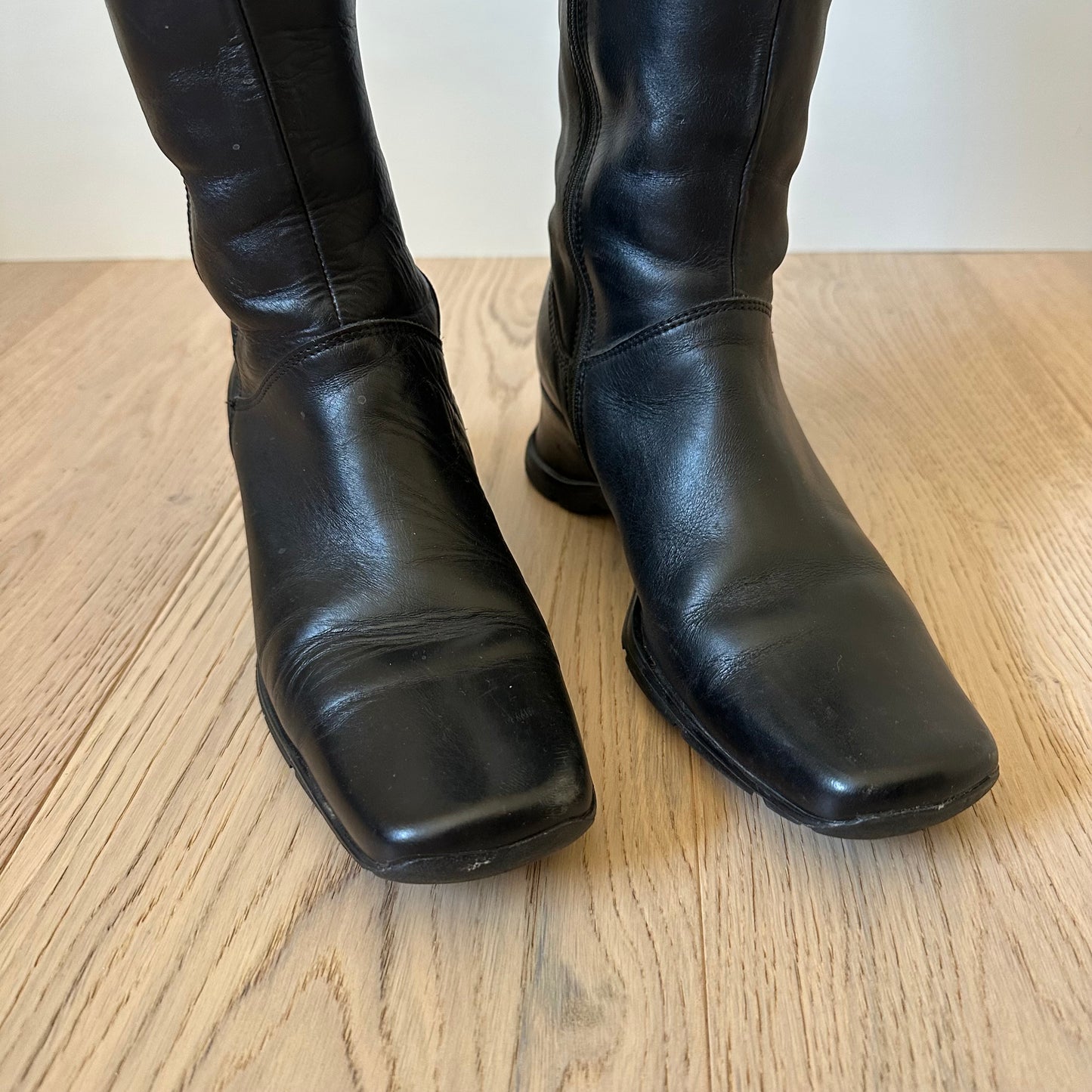 Vintage leather boots