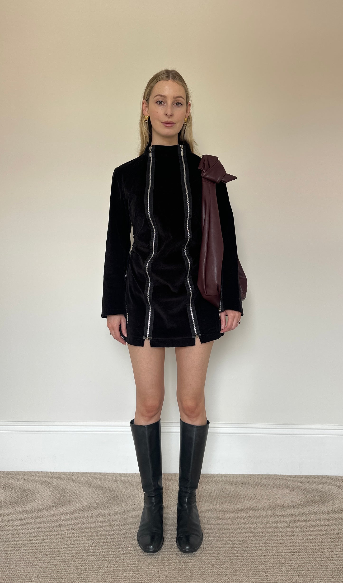 Vintage 00s Zip Rave Dress