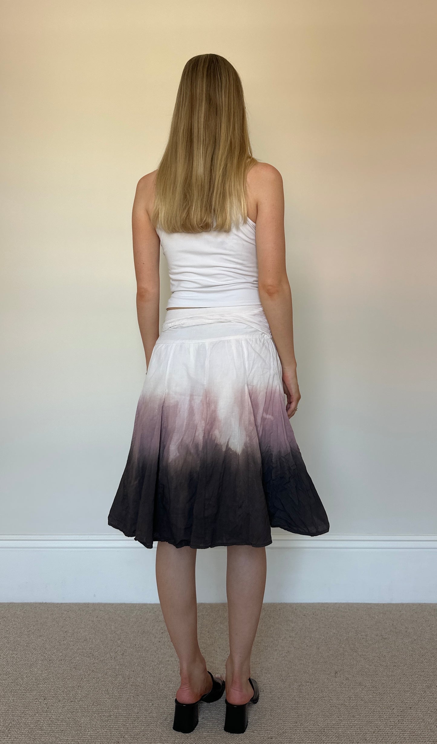 Vintage tie dye skirt