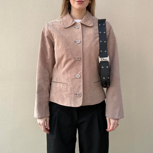Vintage camel suede jacket