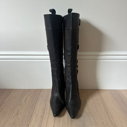 Vintage buckle boots