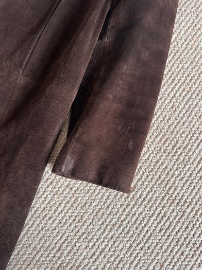 Vintage brown suede jacket