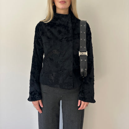 Vintage faux pony skin jacket